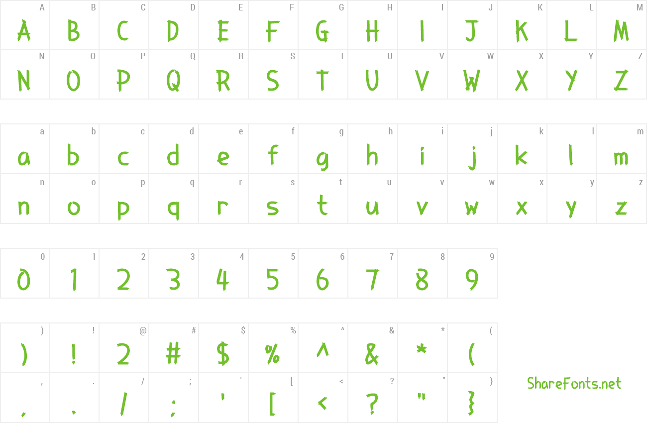 Font Sawyers Whitewash preview